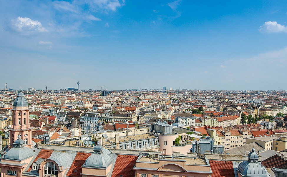 Panoramic view of Vienna 