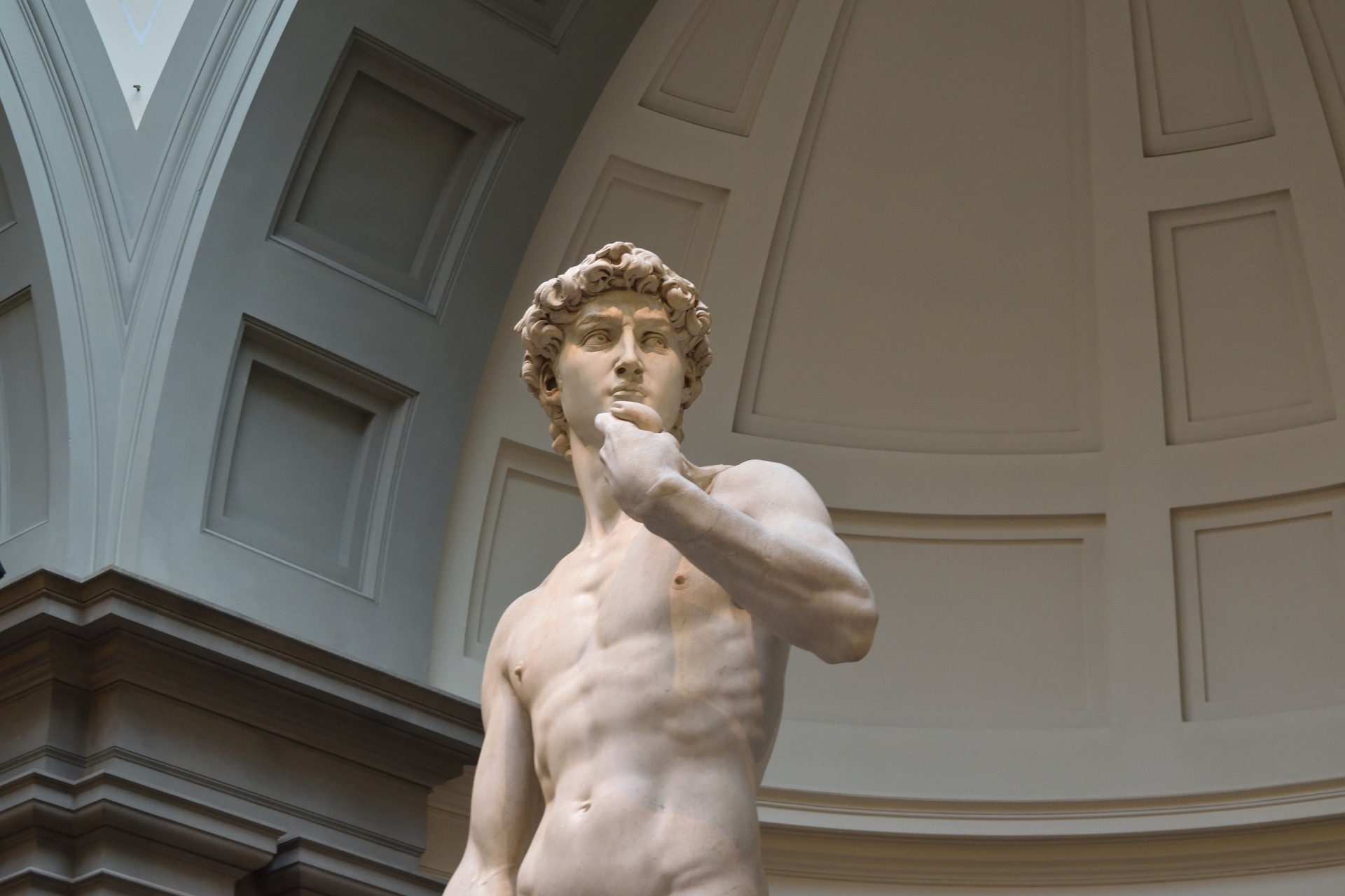 Italian art, sculpture of David