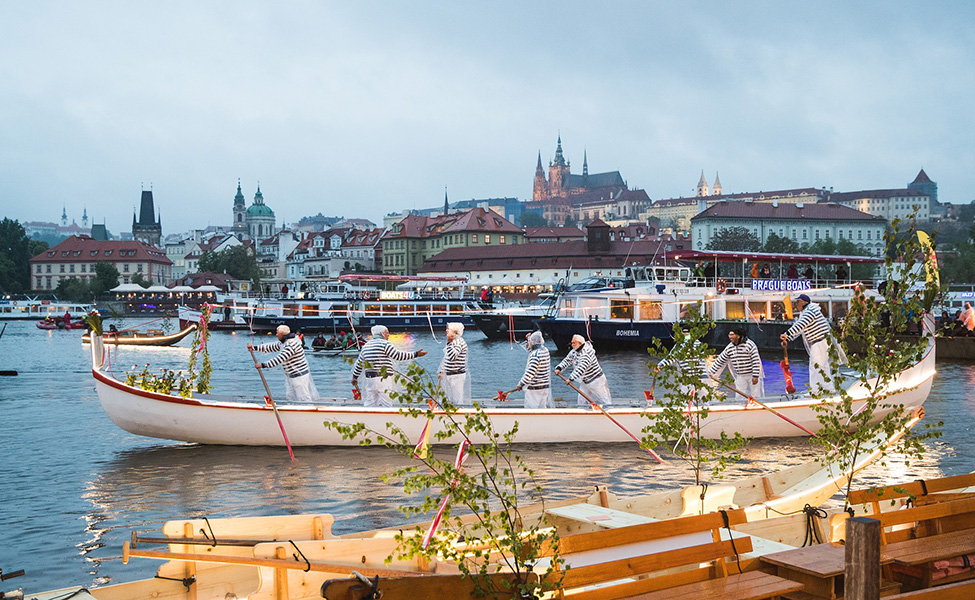 River in Prague Vltava