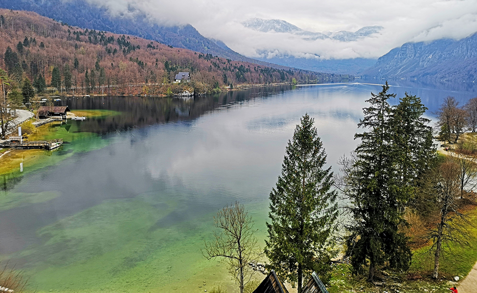 Lake Bohinj in Slovenia