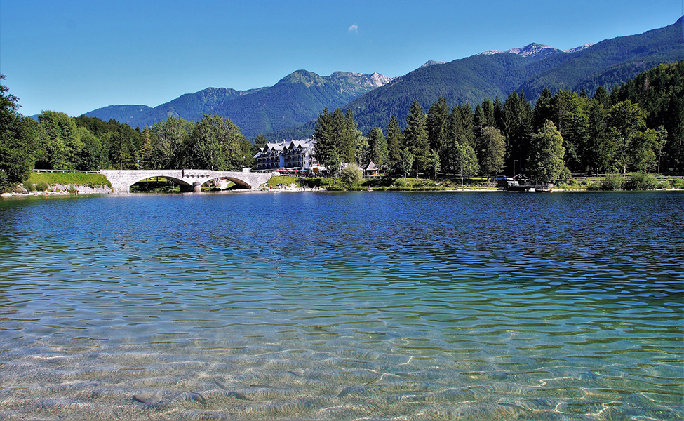 Lake Bohinj in Slovenia