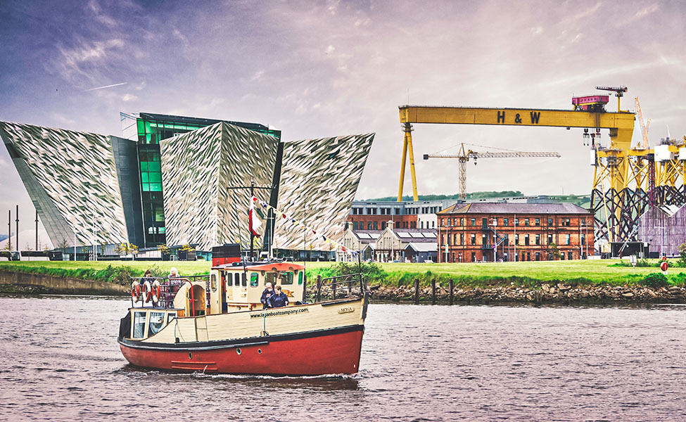 Titanic museum in Belfast