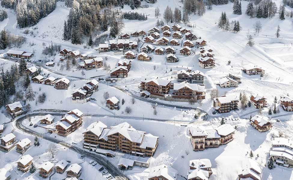 Ski resorts in the Alps