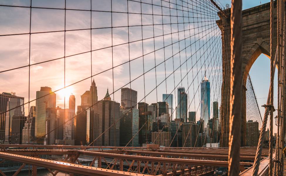 View from the Brooklyn Bridge 