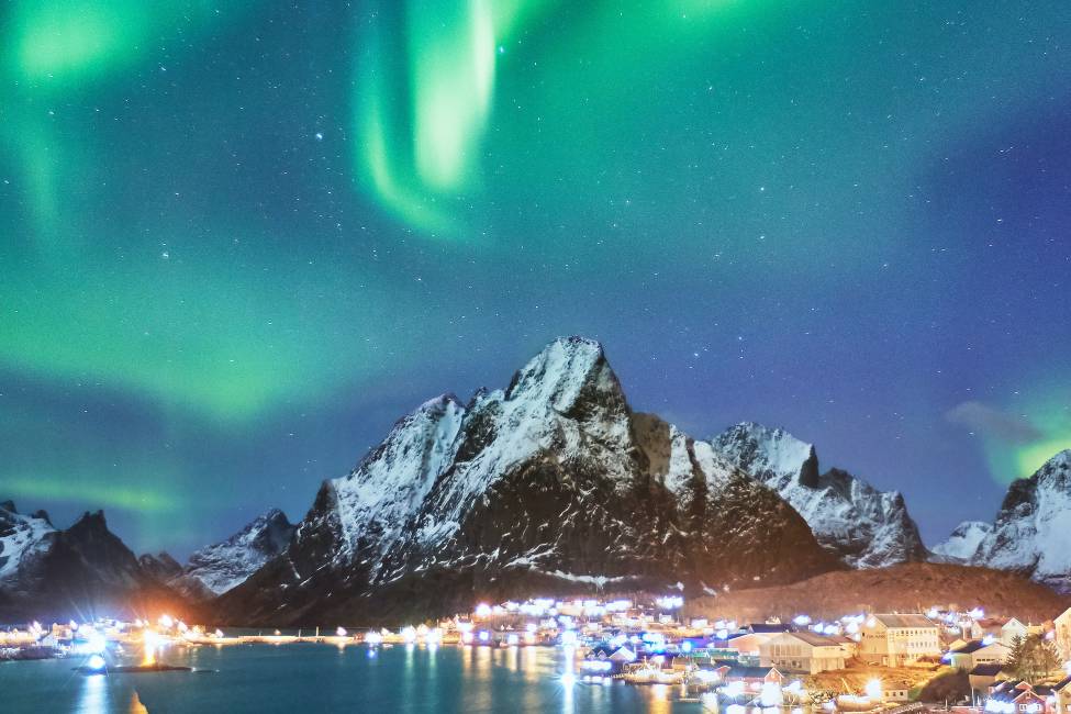 Northern lights over Norway 