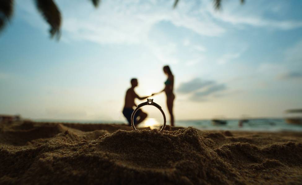 Couple on a beach