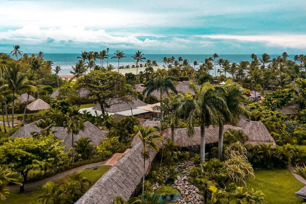 View of Fiji beaches 