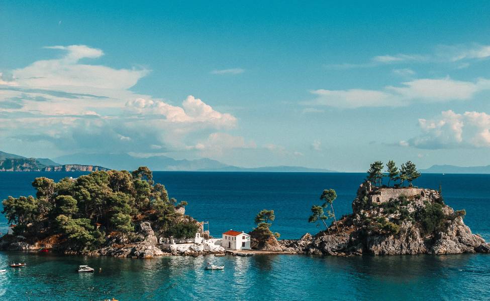 Small island in Greece 