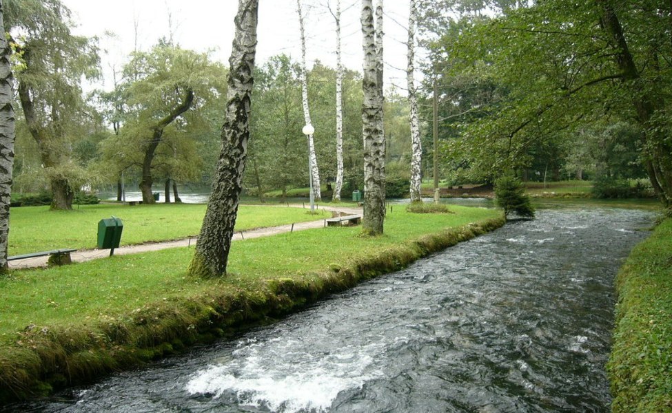 uređeni parkovi kod vrela Bosne