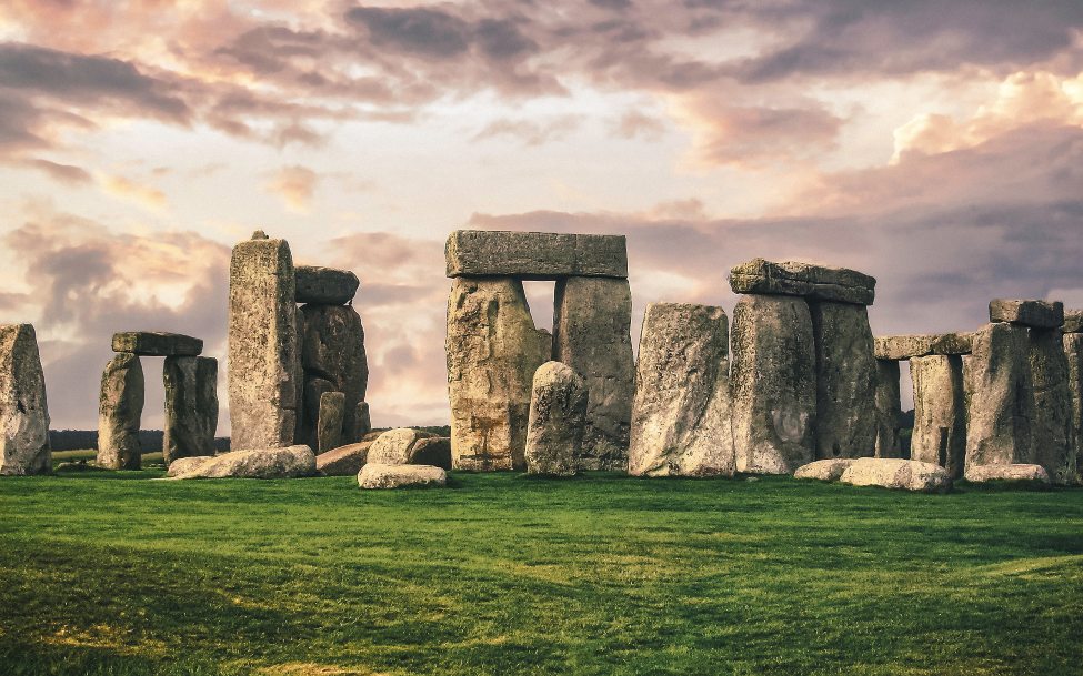 Stonehenge at sunset 