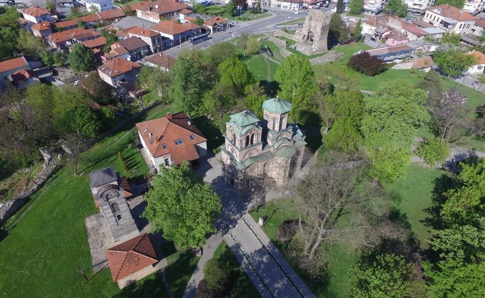 Pogled iz vazduha na Kruševac