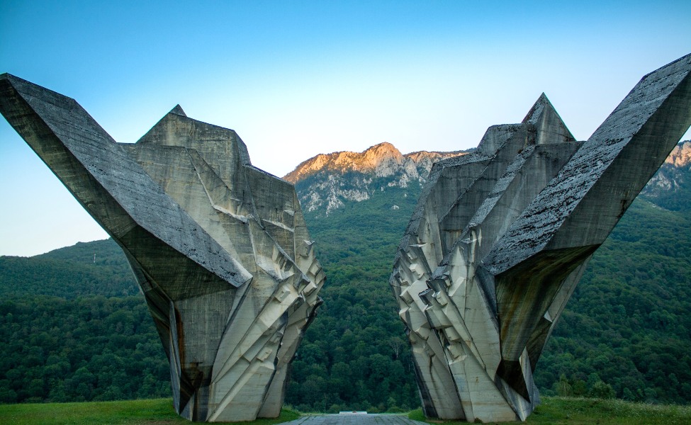 Memorial complex in Sutjeska National Park 